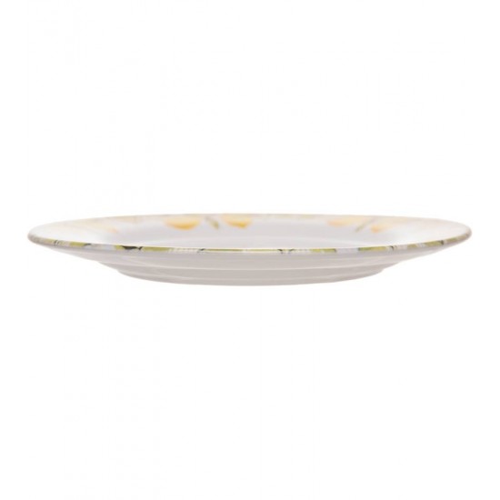 Prato 20cm para Sobremesa Siciliano Bege Ceramica